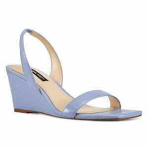 Nine West Kalia Slingback Sleehak Sandalen LichtBlauw Nederland | RZD-304976